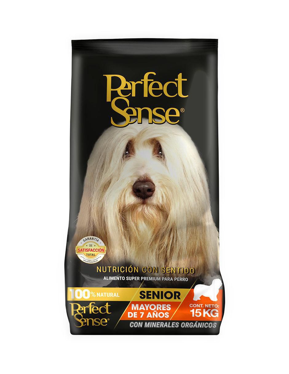 Croqueta de pollo para perro etapa senior contenido 15 kg