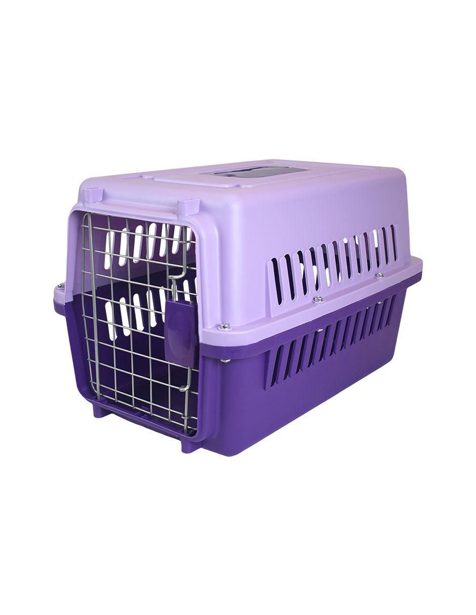 Transportadora para perro y gato de plástico