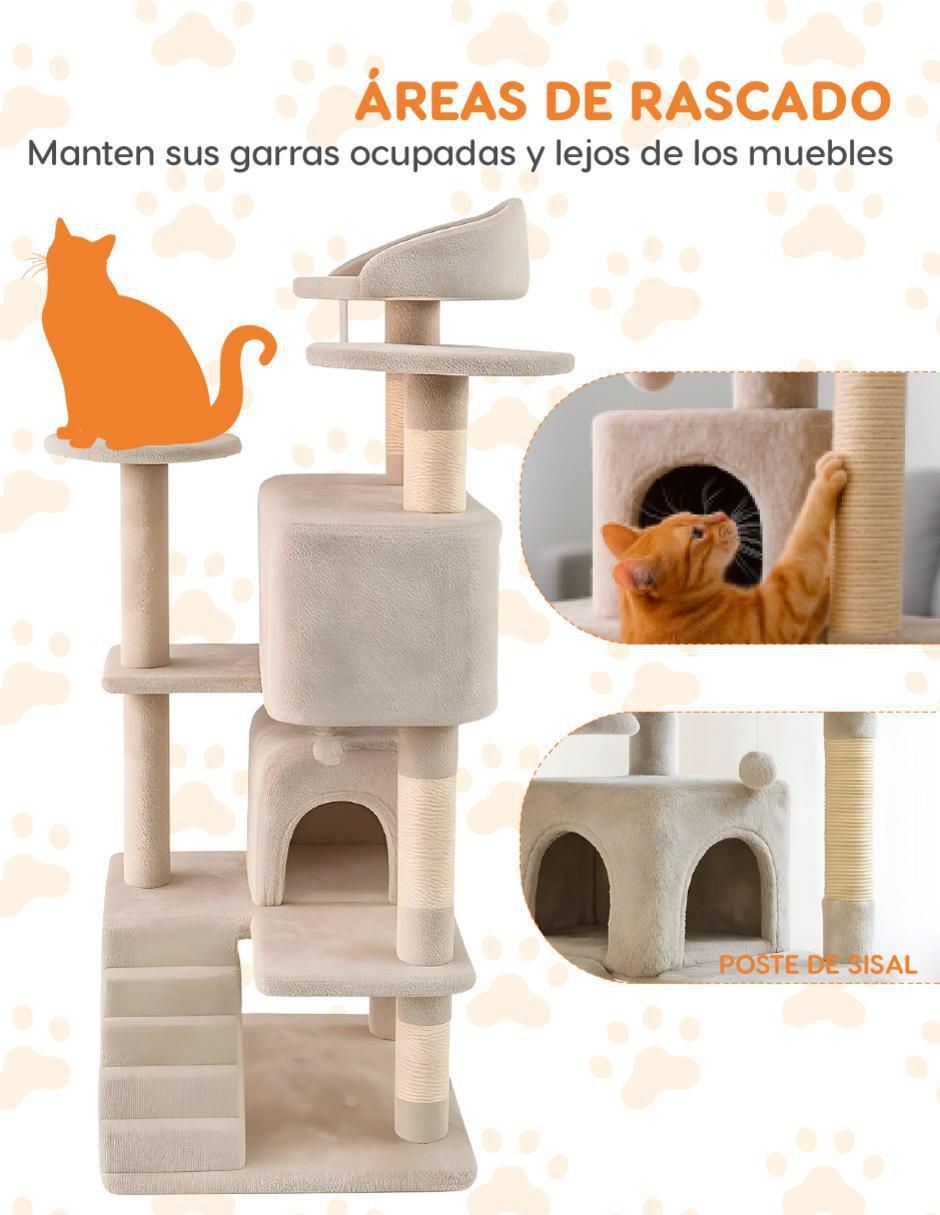 Mueble rascador para gato 4