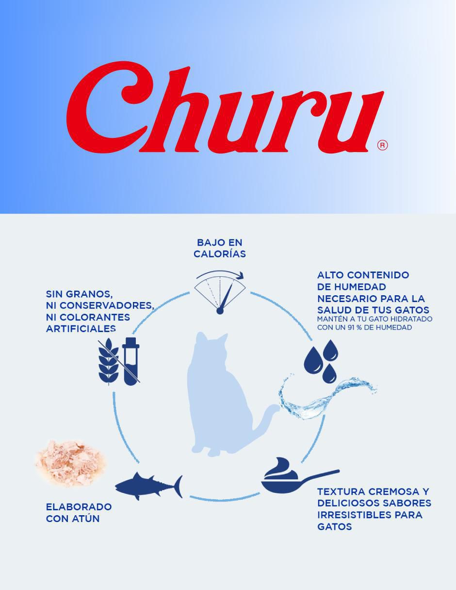 Premio de Atun para gato 24 tubos 3