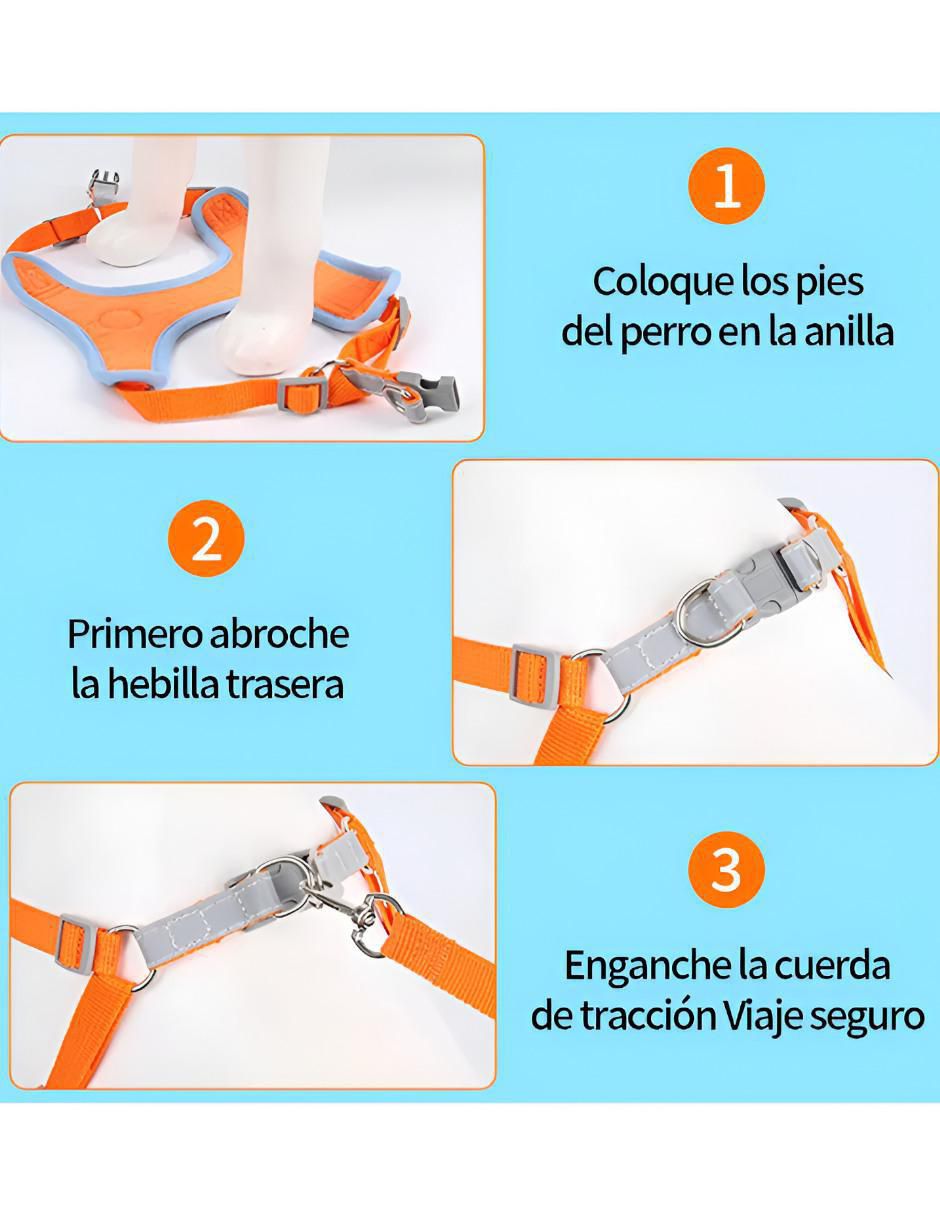 Pechera arnes de seguridad para perro 2