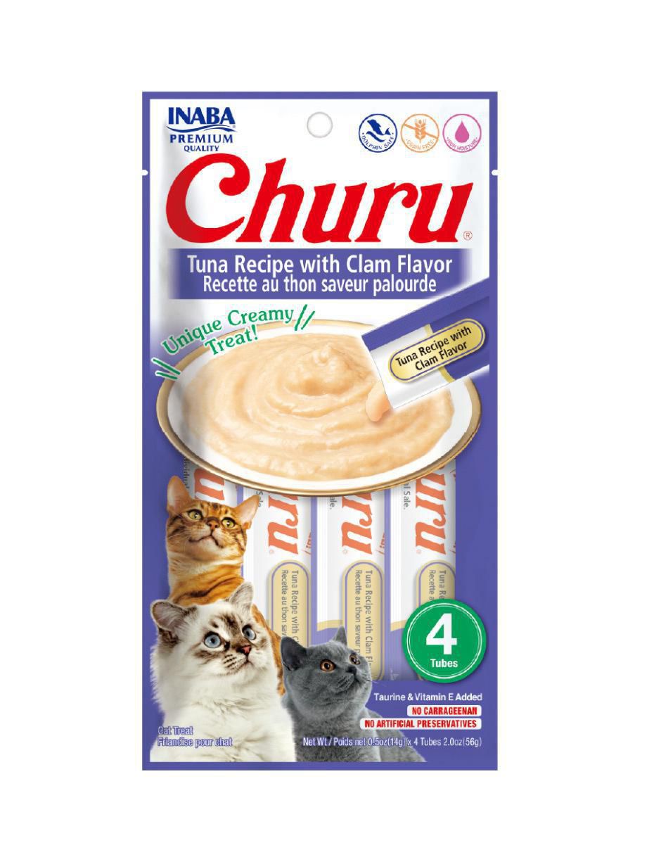 Premio de atún y almeja para gato 24 tubos 2