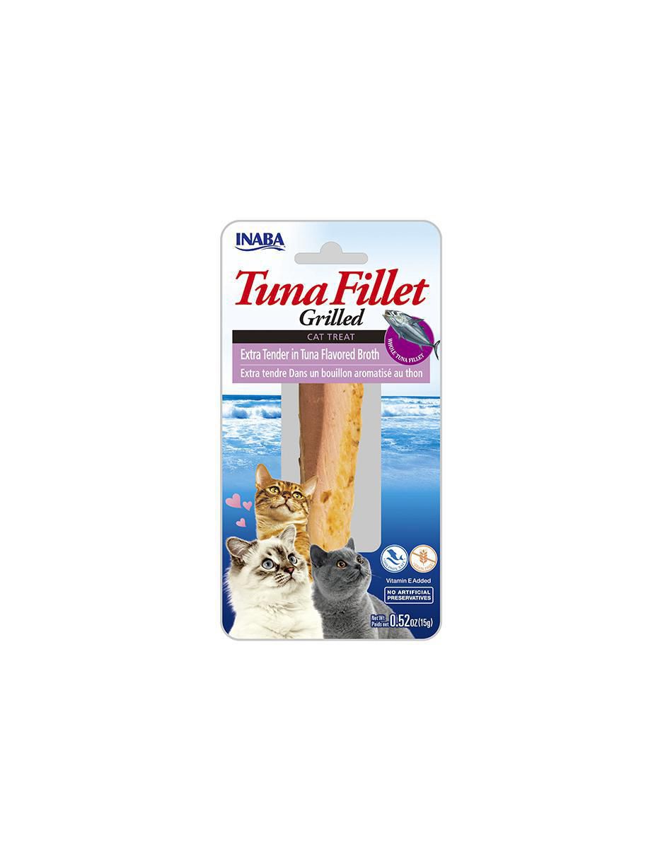 Premio de atún natural para gato 6 sobres