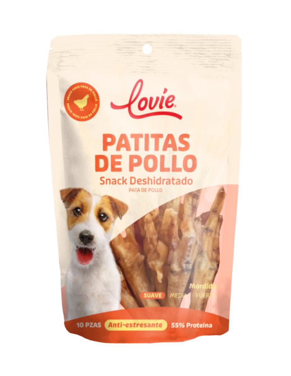 Pata de pollo para perro 10 piezas