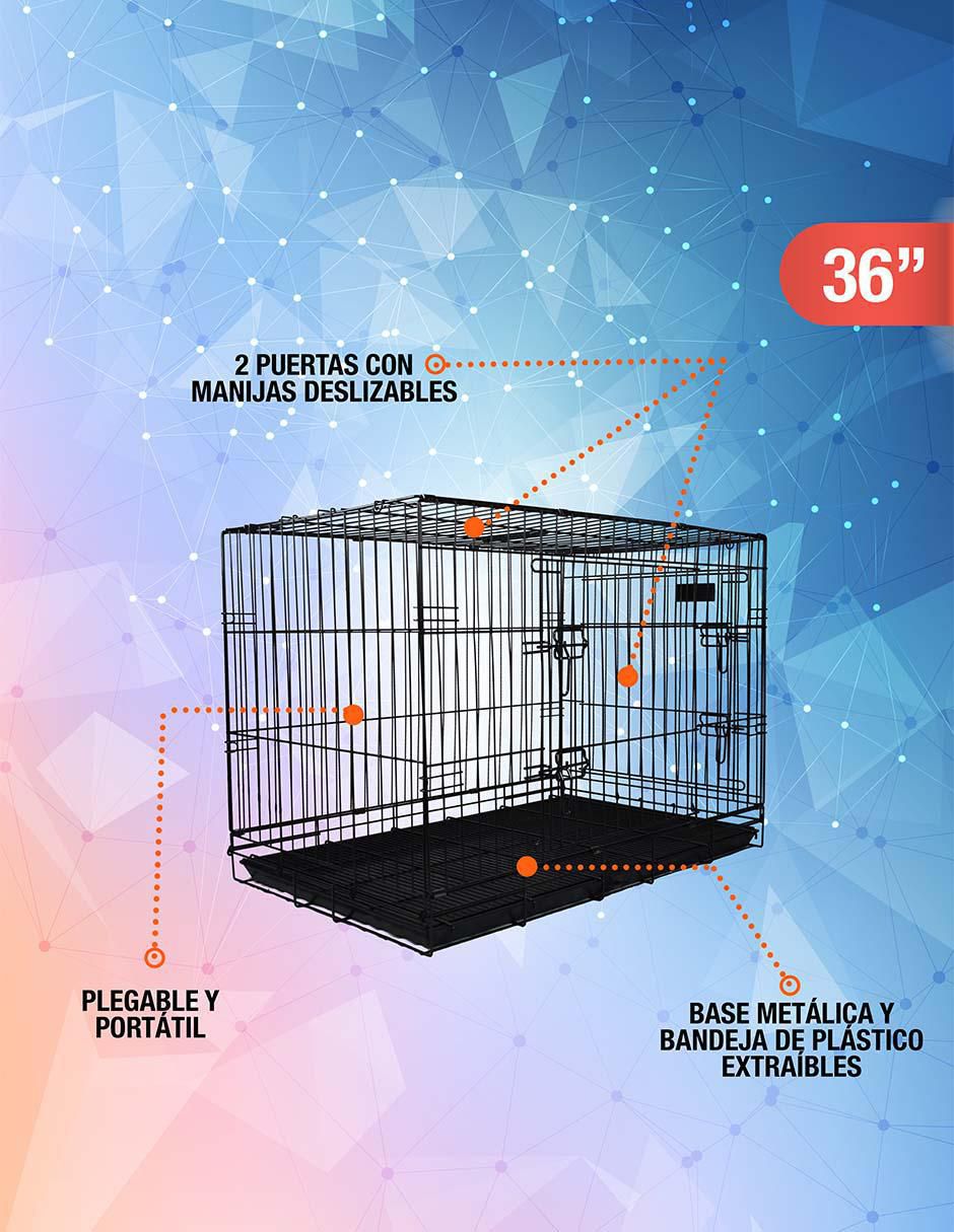 Jaula para perro de acero 2