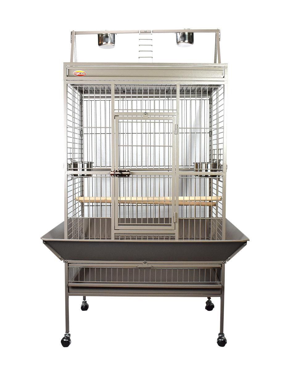 Jaula para loro de aluminio