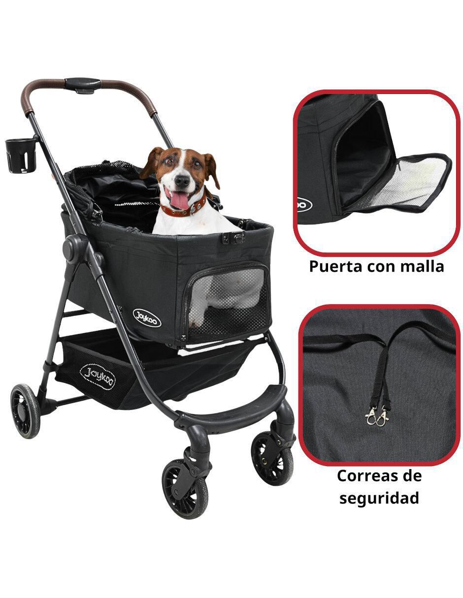 Carriola para perro y gato Joykoo de metal 10