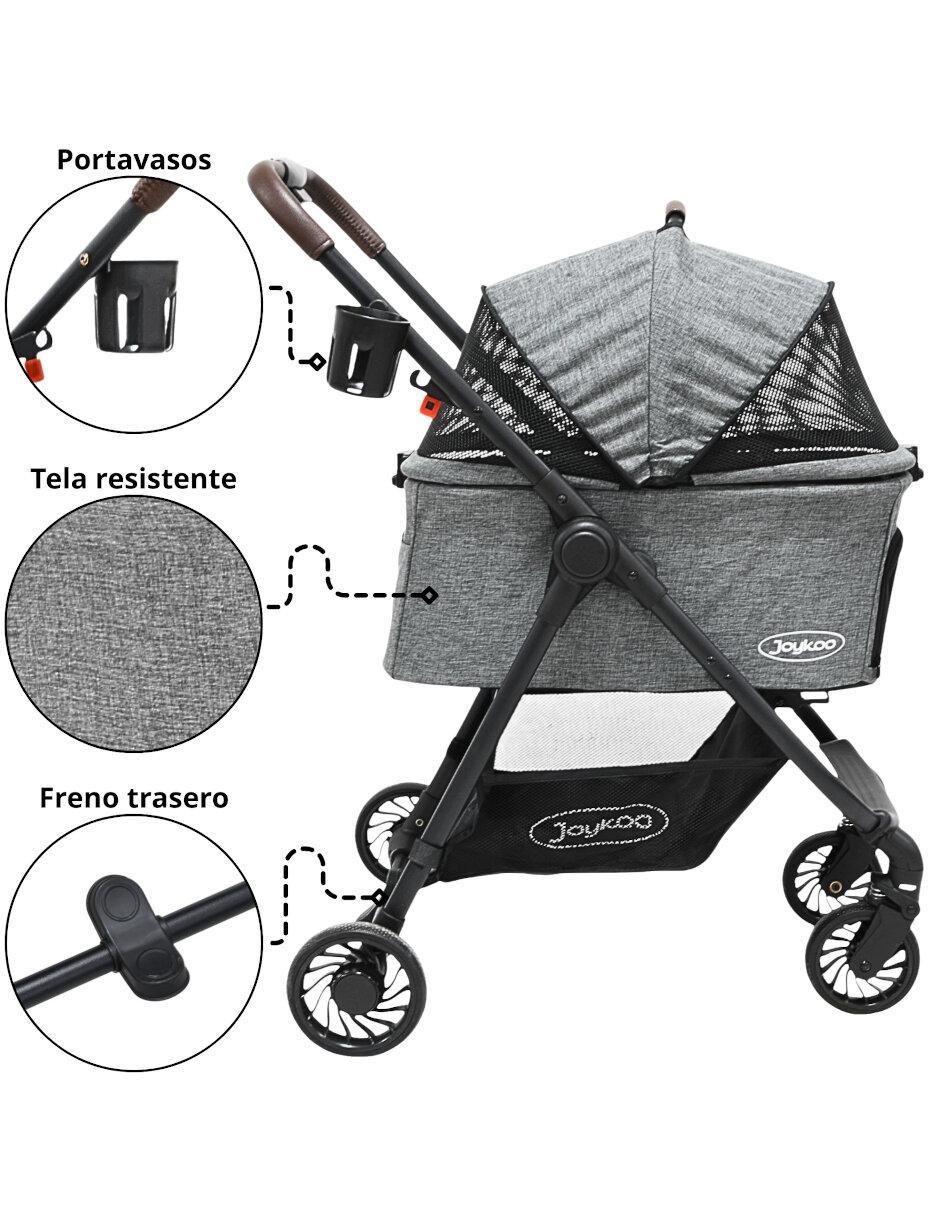 Carriola para perro y gato Joykoo de metal
