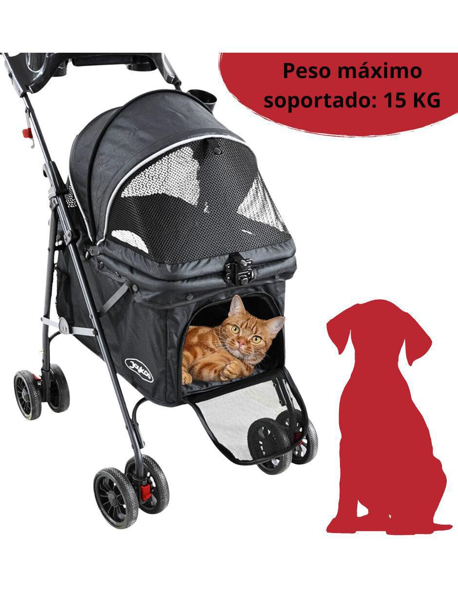 Carriola para perro y gato de metal 10