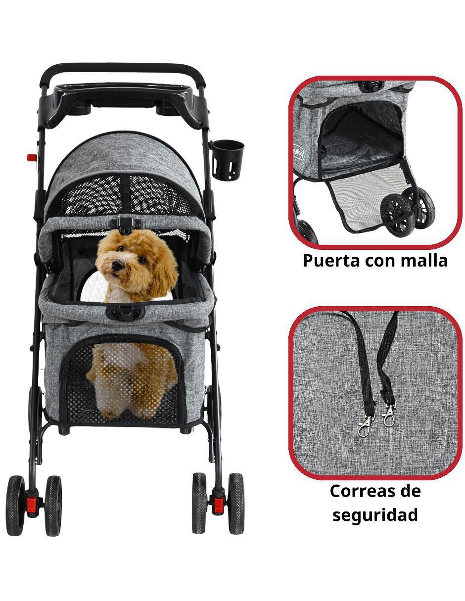 Carriola para perro y gato Joykoo de metal