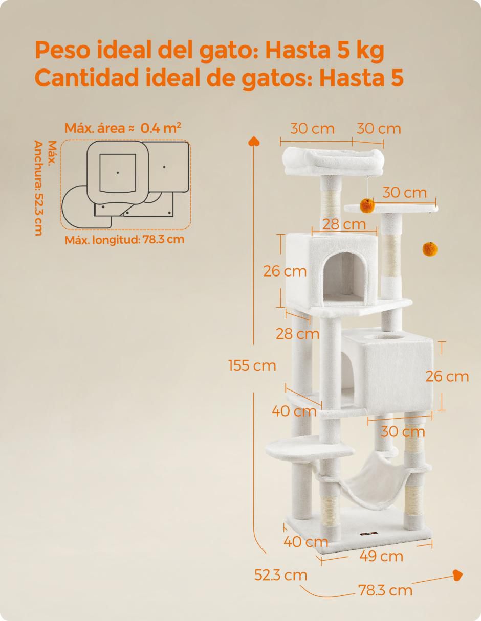 Mueble rascador para gato 4