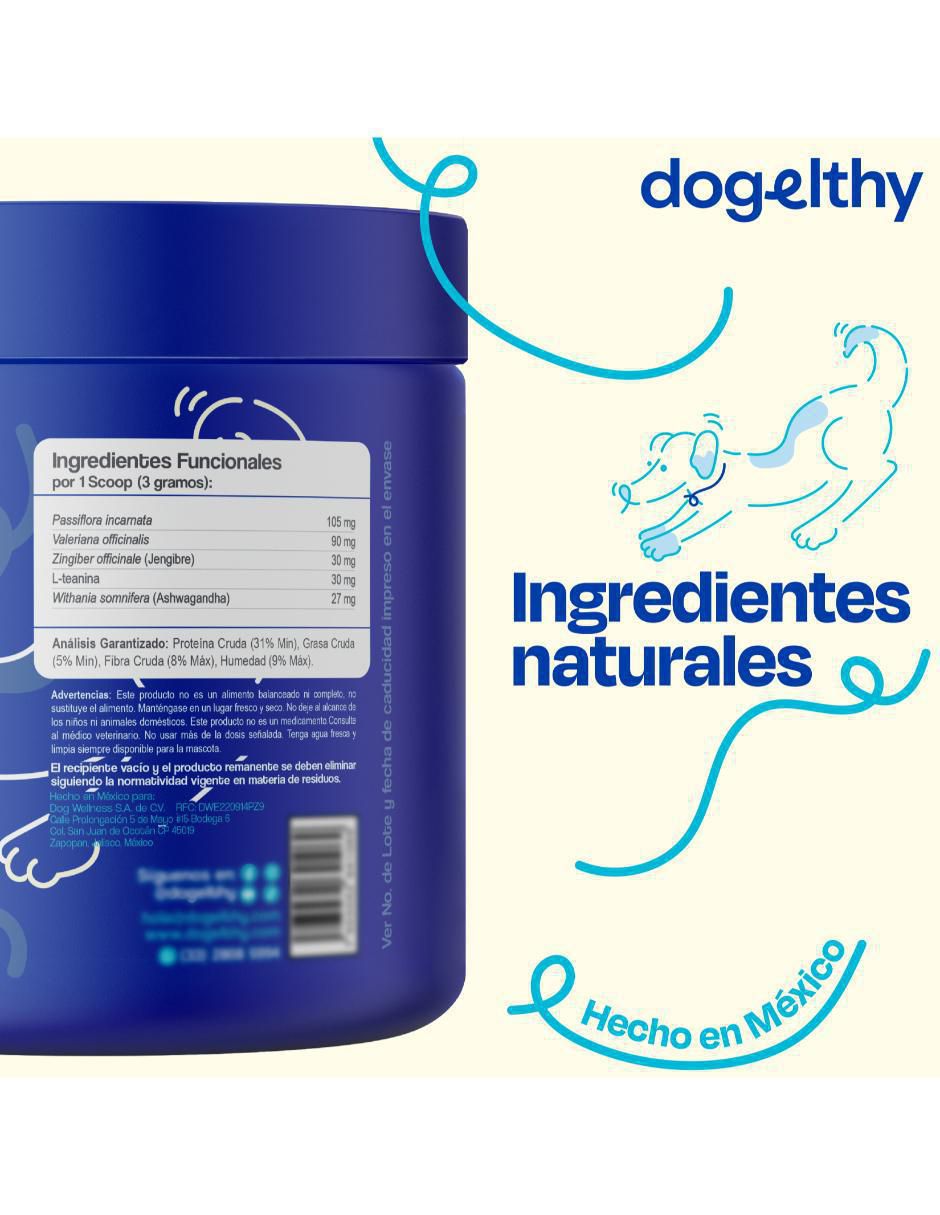 Calmante para mascota de carne para perro contenido 270 g 9