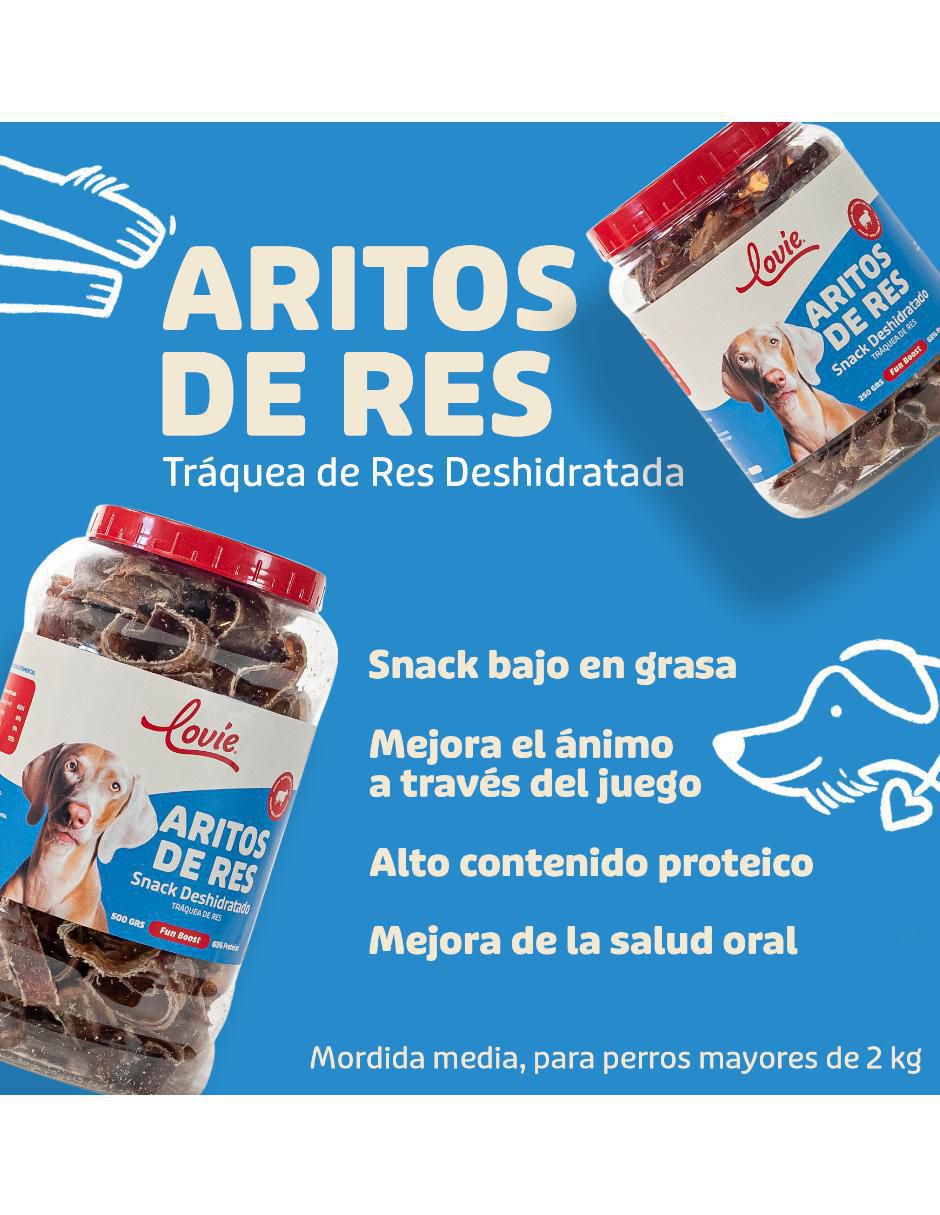 Premio de res para perro 250 g 4