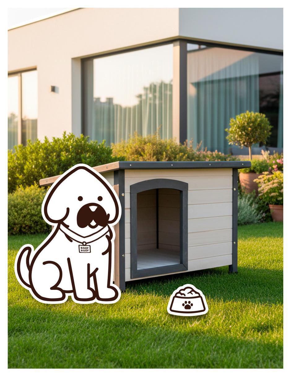 "casa para" perro roof roof