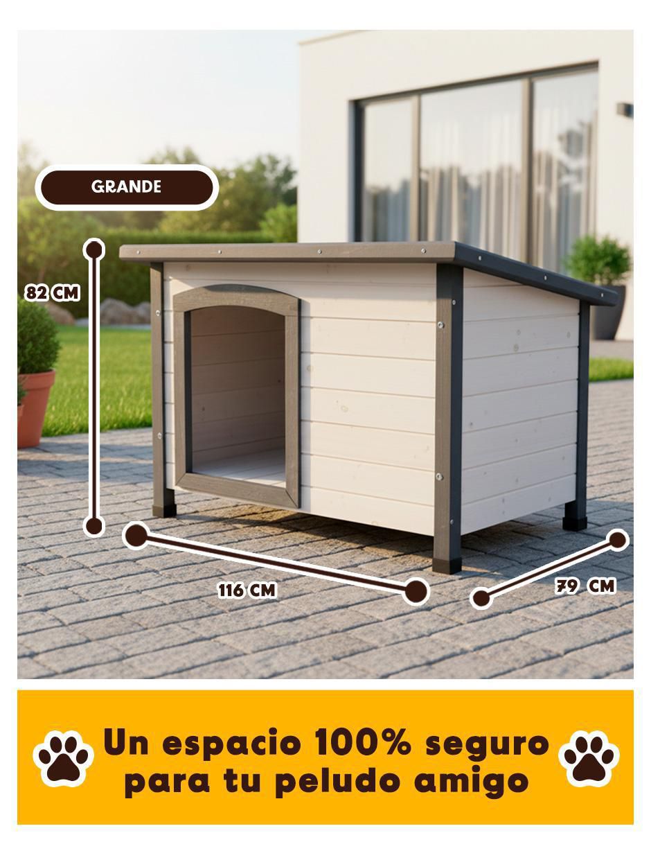 "casa para" perro roof roof