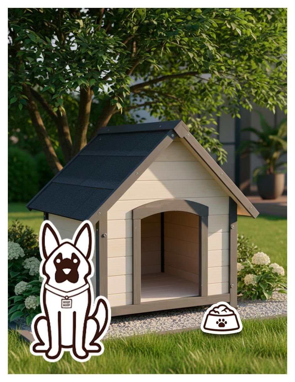 "casa para" perro roof roof