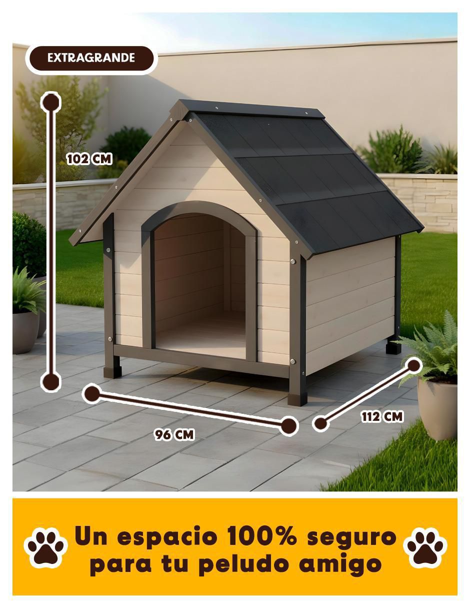 "casa para" perro roof roof