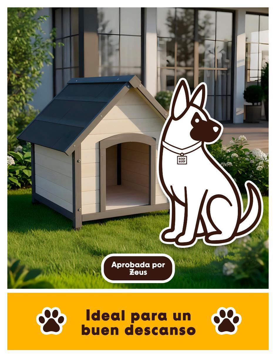 "casa para" perro roof roof