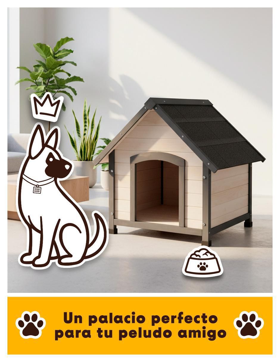 "casa para" perro roof roof