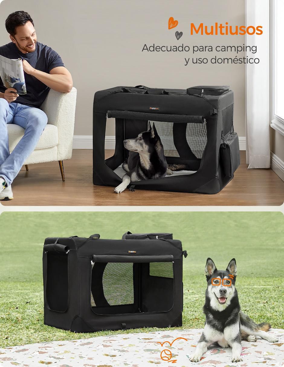 Bolsa transportadora para perro de poliéster 7