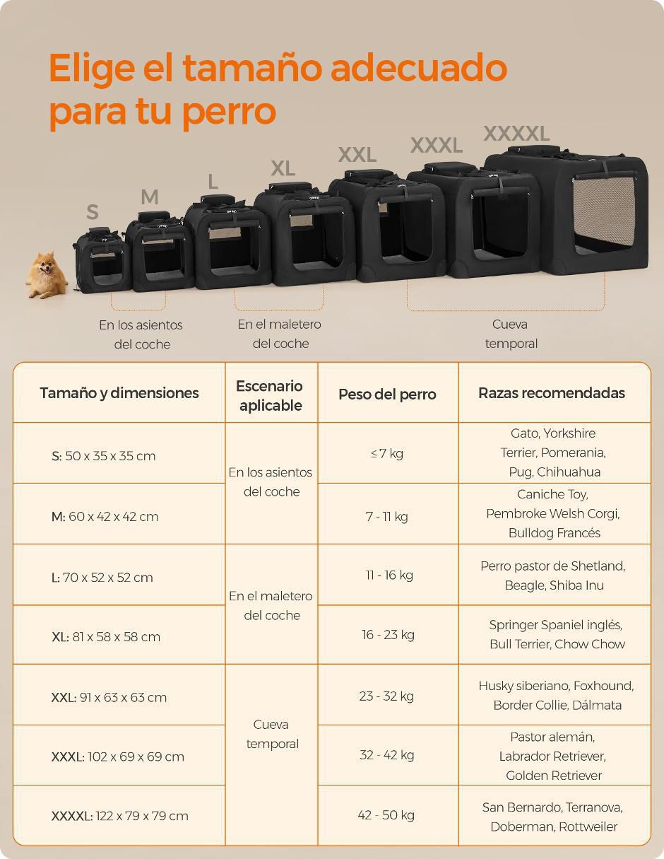 Bolsa transportadora para perro de poliéster 8