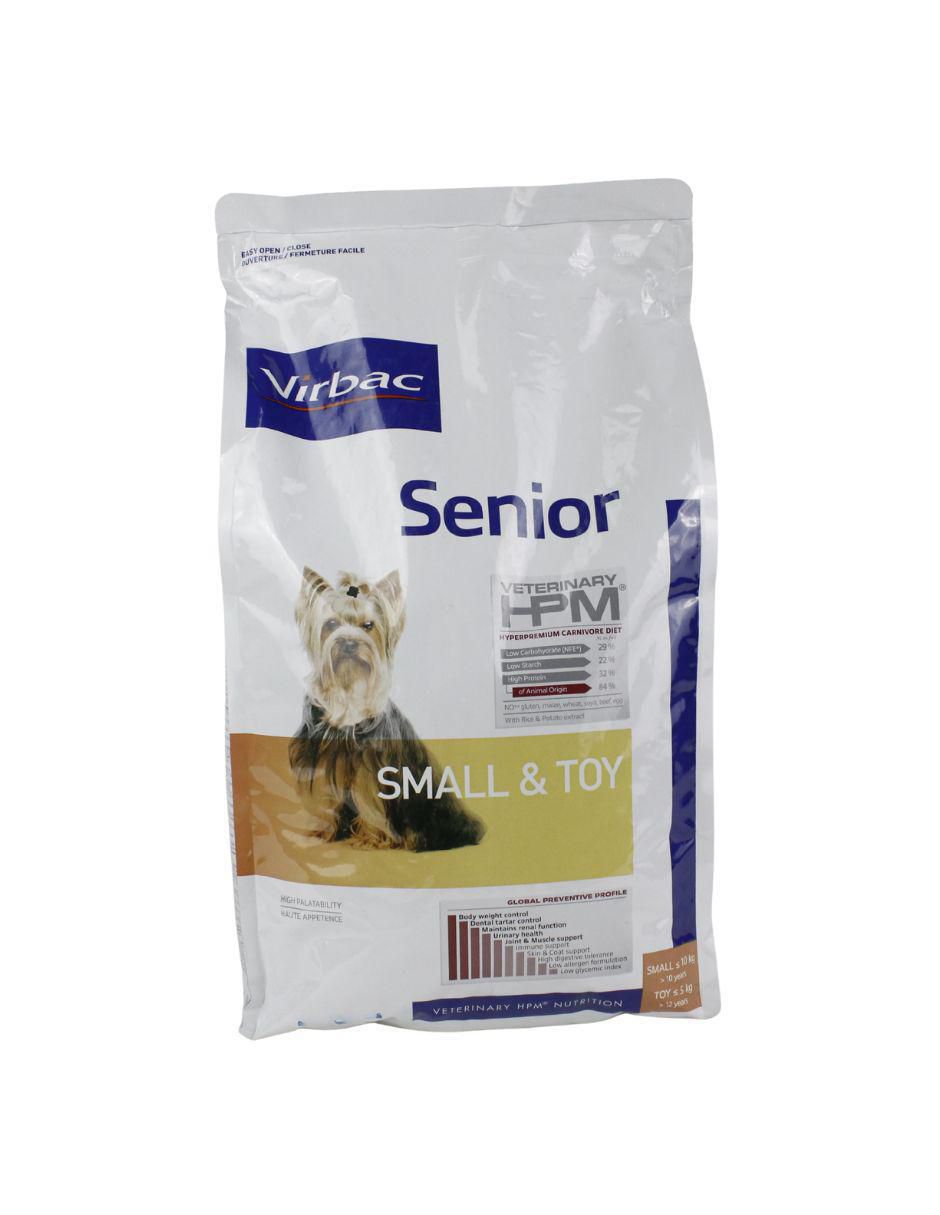 Croqueta de carne para perro raza pequeña etapa senior contenido individual 3 kg 1