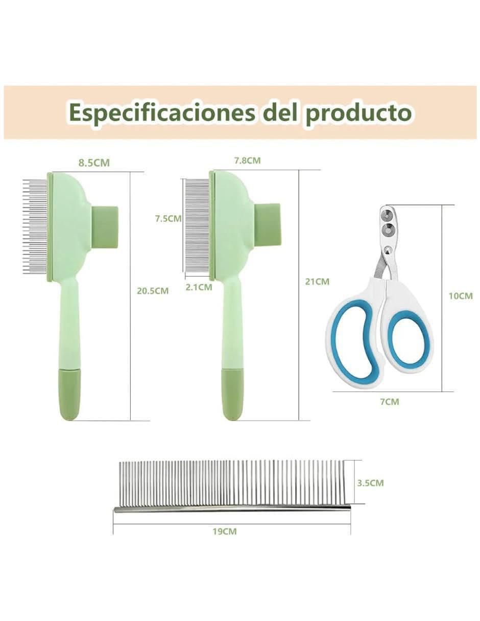 Set cepillo para perro y gato 5