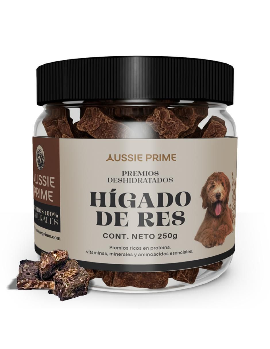 Calmante para mascota de carne para perro contenido Premios de Higado de Res 250 g