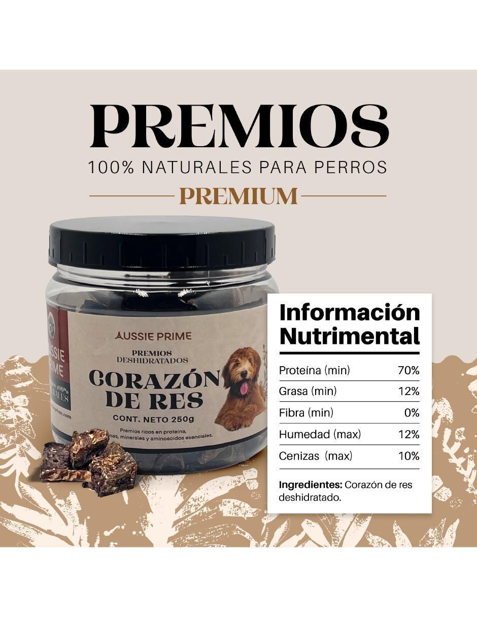 Premio de res para perro contenido pack x3 250 g 2