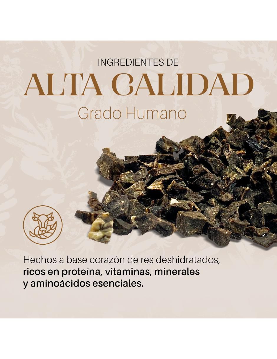 Premio de res para perro contenido pack x3 250 g 3