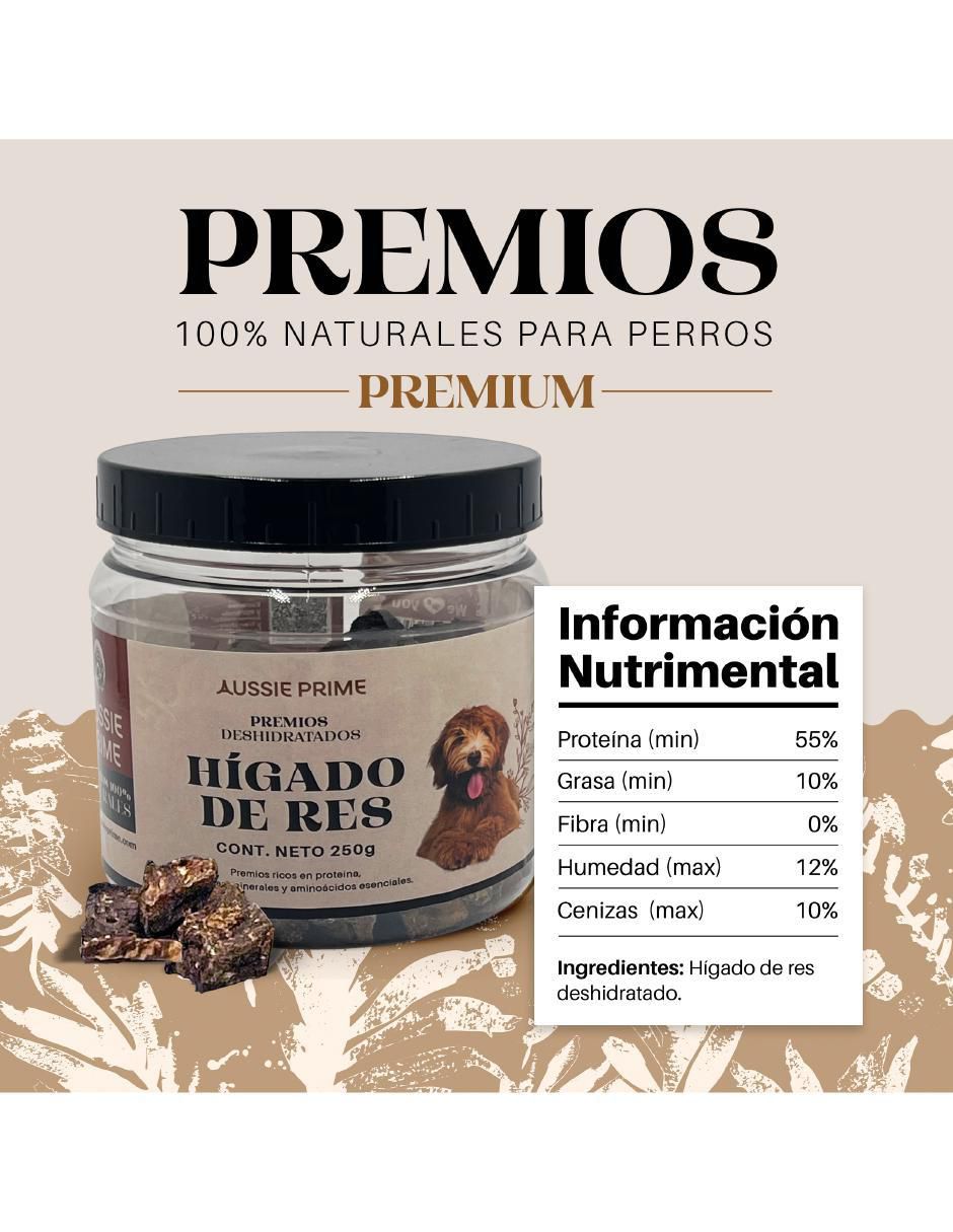 Premio de res para perro contenido pack x3 250 g 2