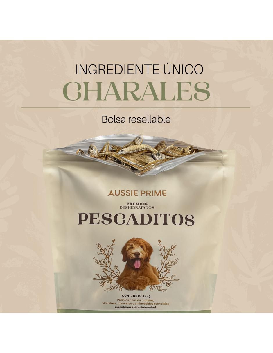 Premio de salmón para perro contenido  bolsa de 100 g 3