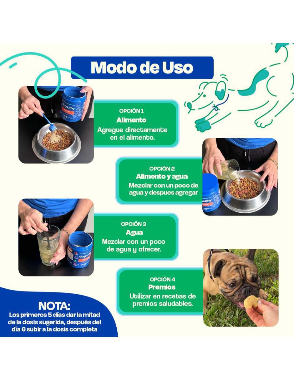 Suplemento alimenticio para mascota vitamínico 5