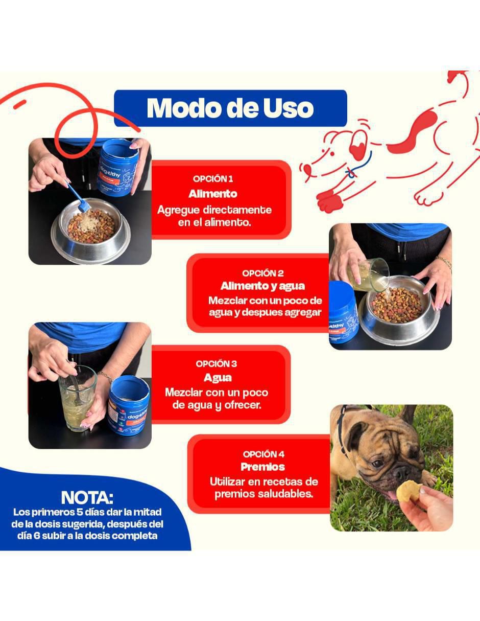 Suplemento alimenticio para mascota vitamínico 5