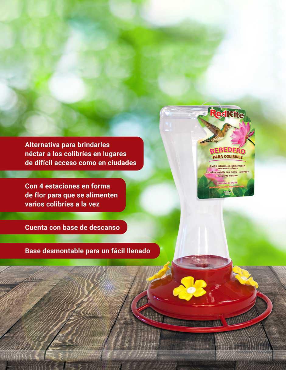 Bebedero transparente para colibri 475 ML 2