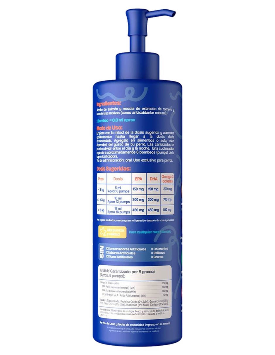 Aceite comestible para perro 9