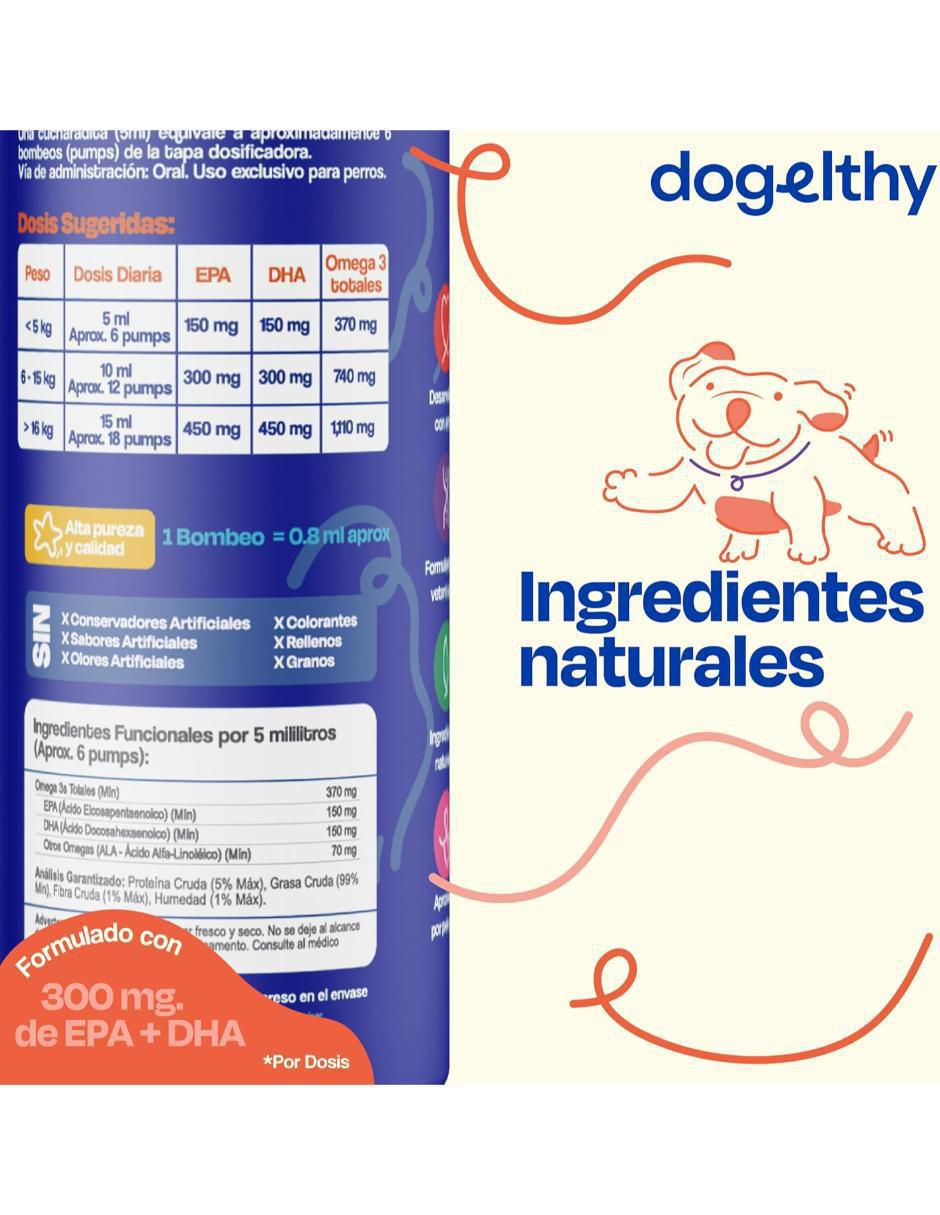 Aceite comestible para perro 8