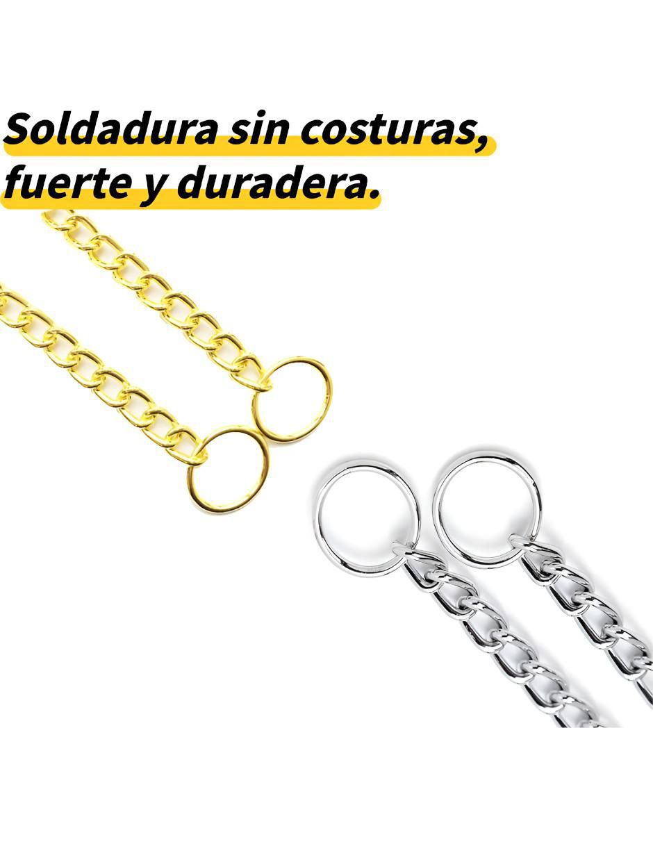 Collar de ahorque de metal para perro 2