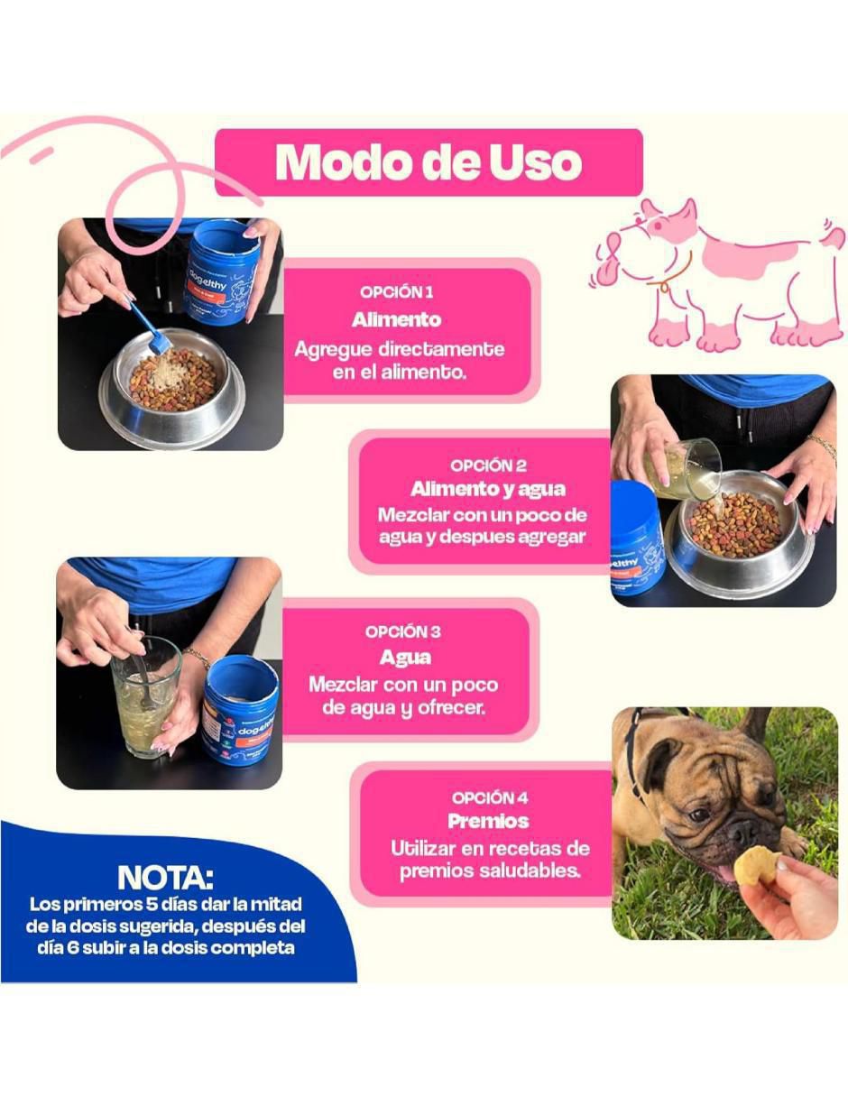 Suplemento alimenticio para mascota probiótico 2
