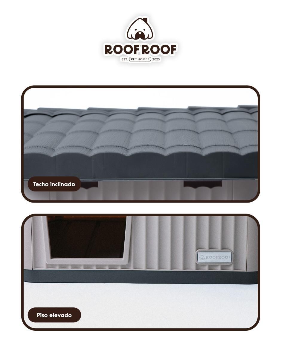 "casa para" perro roof roof