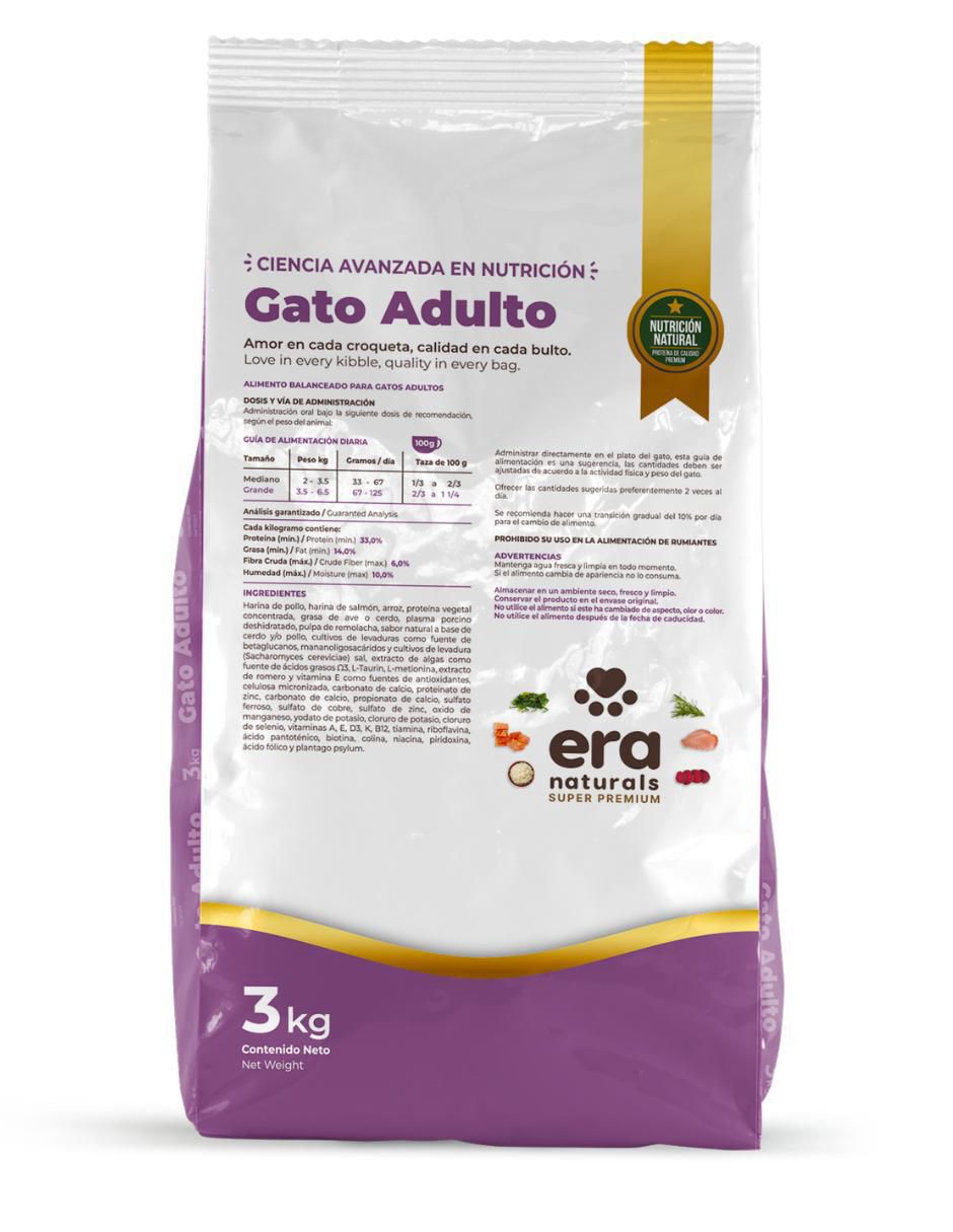 Croqueta de salmón para gato etapa adulto contenido 3 kg 2