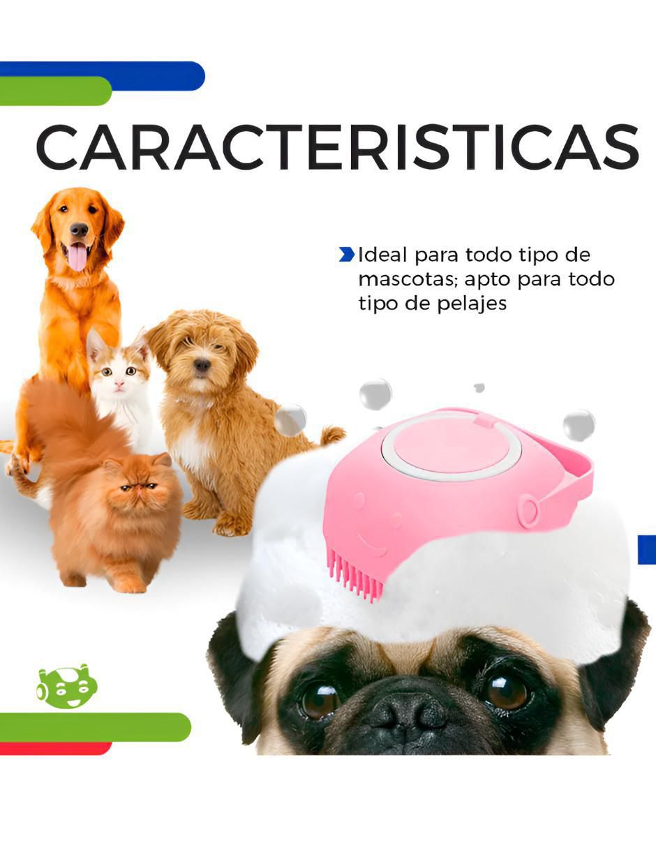 Cepillo de silicón para mascota 2