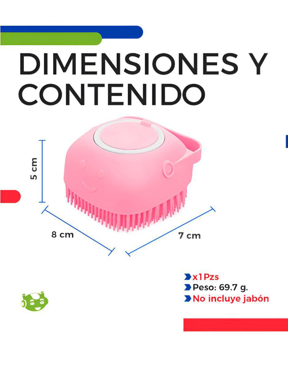 Cepillo de silicón para mascota 4