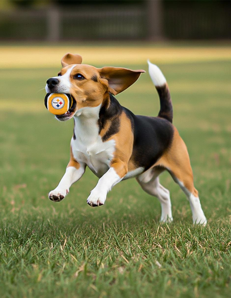 Pelota para perro Pittsburgh Steelers 2