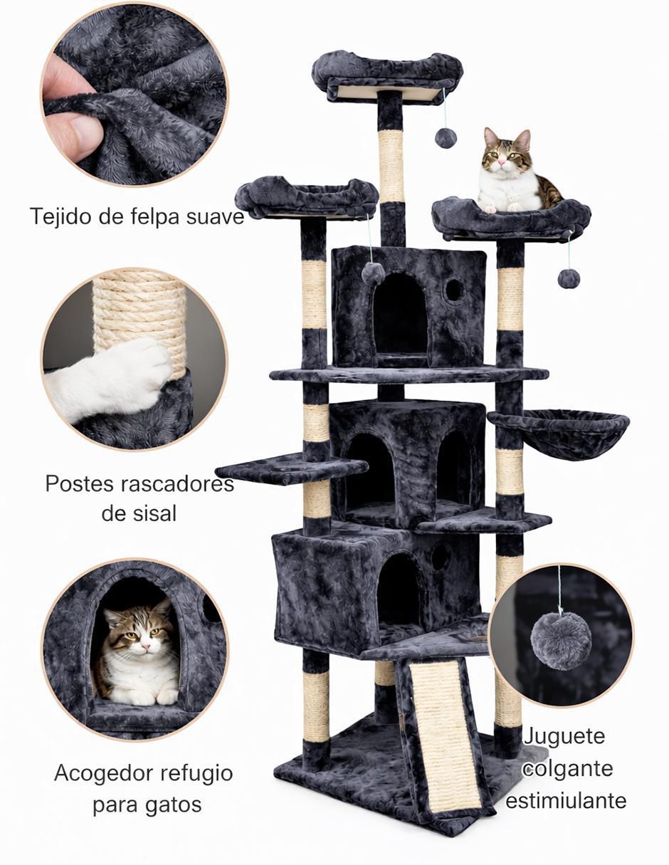 Mueble rascador para gato 7