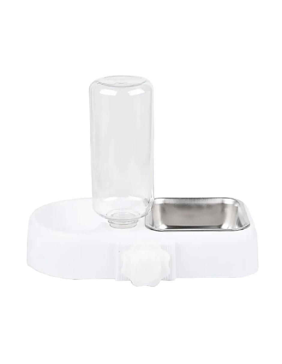 Bebedero transparente para perro 500 ml