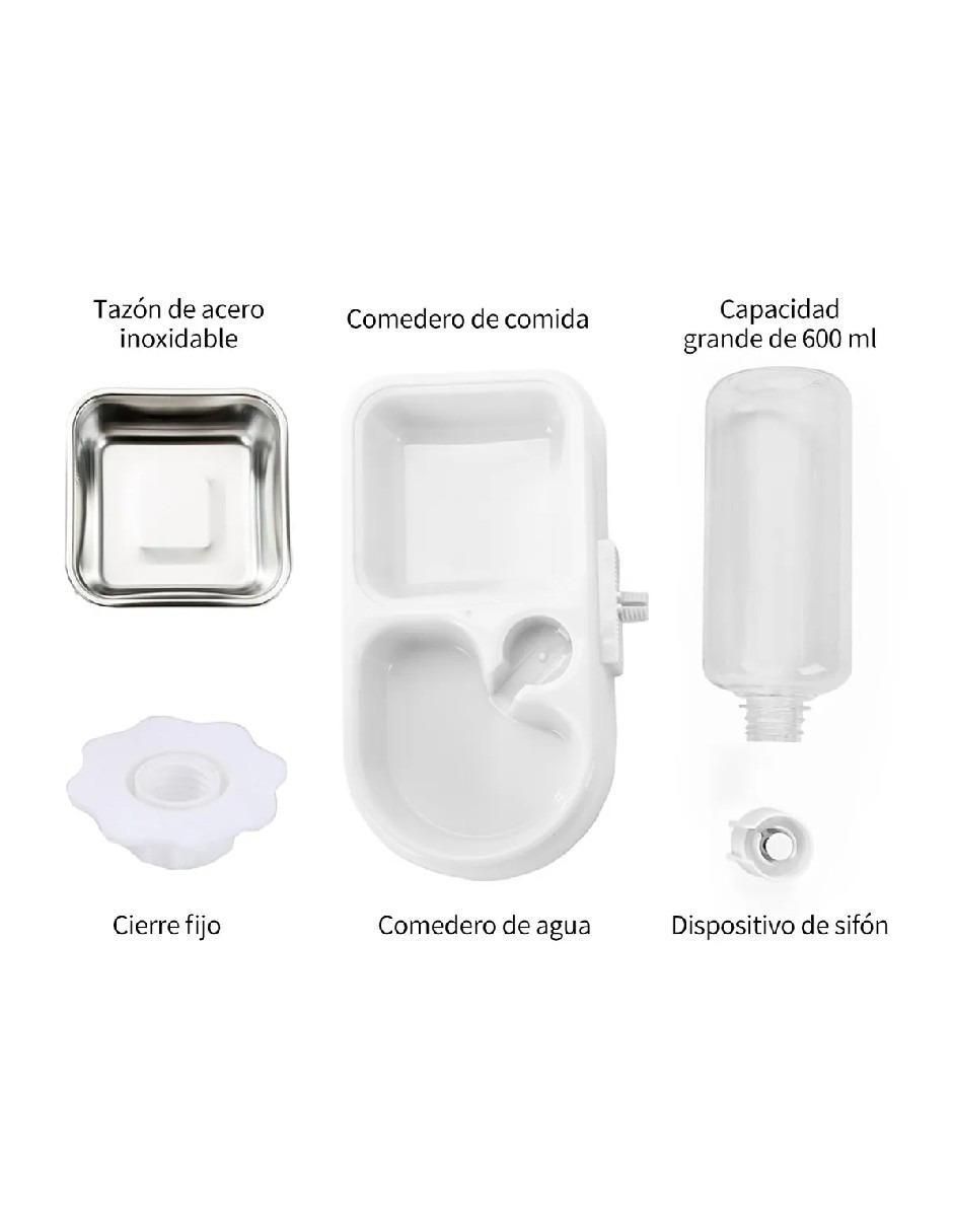 Bebedero transparente para perro 500 ml 2