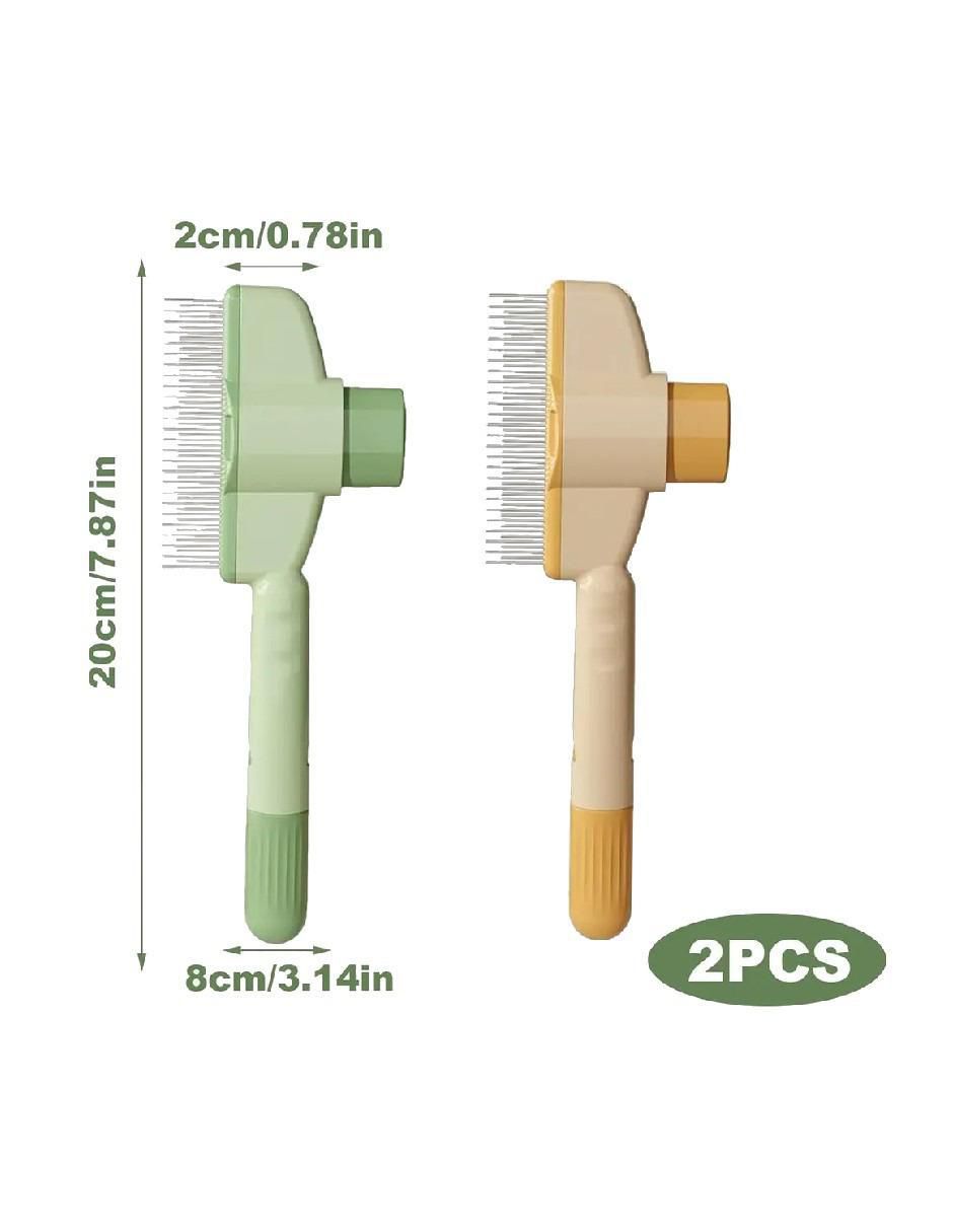 Set deslanador de plástico para perro y gato 4