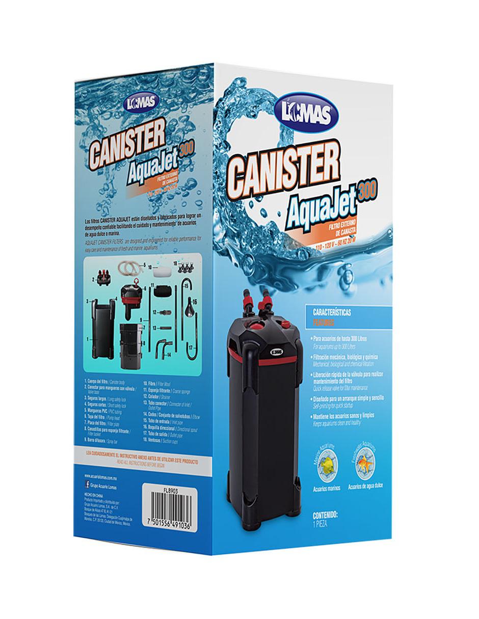 Filtro externo de canasta Agua Jet 300 Litros 3